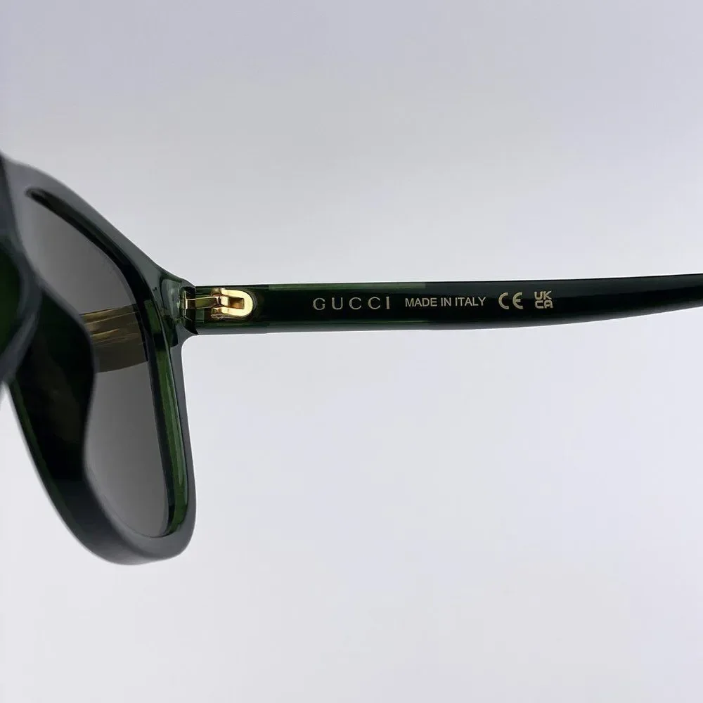 Gucci GG0936S 003 Sunglasses Green Brown Square Men